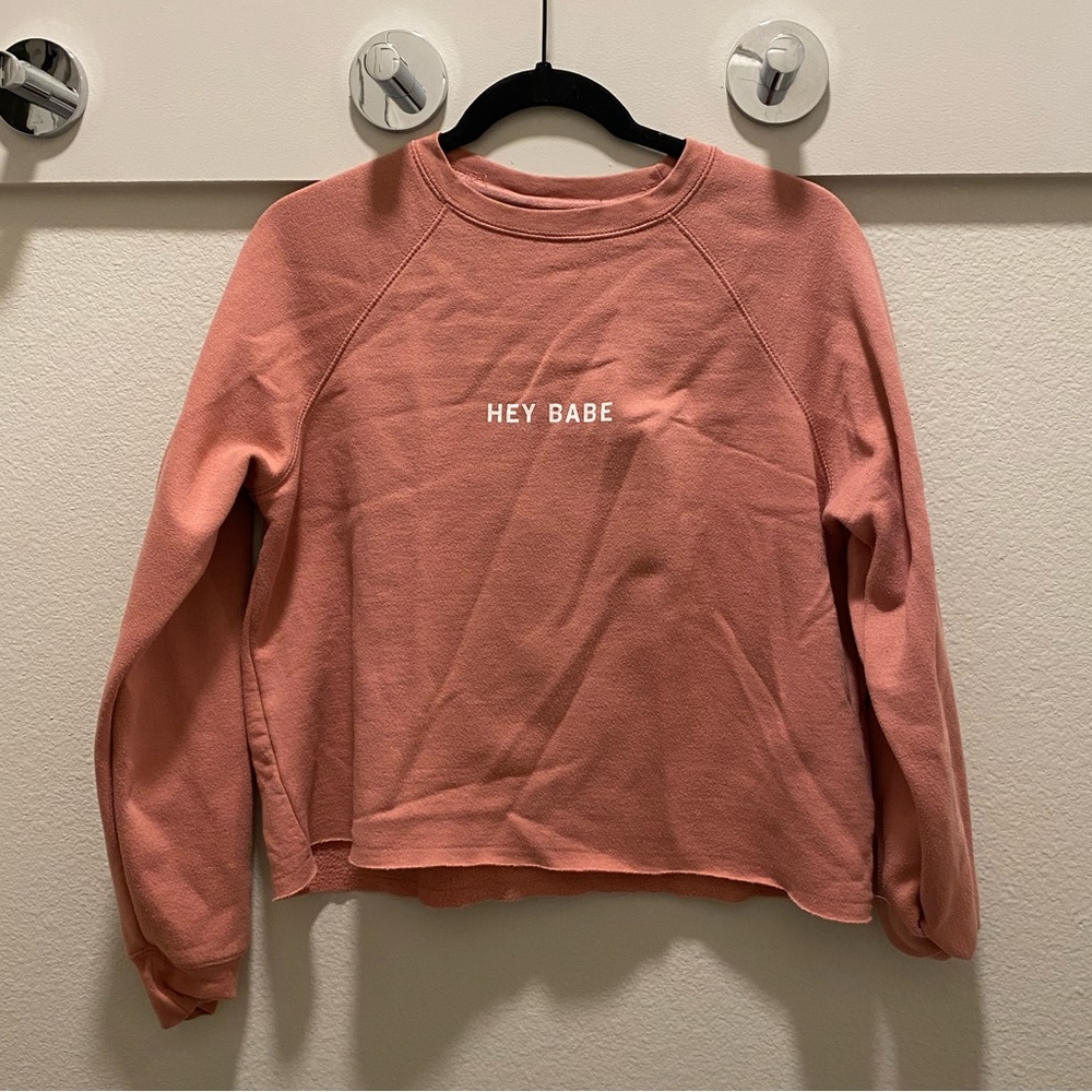 Pink sweater